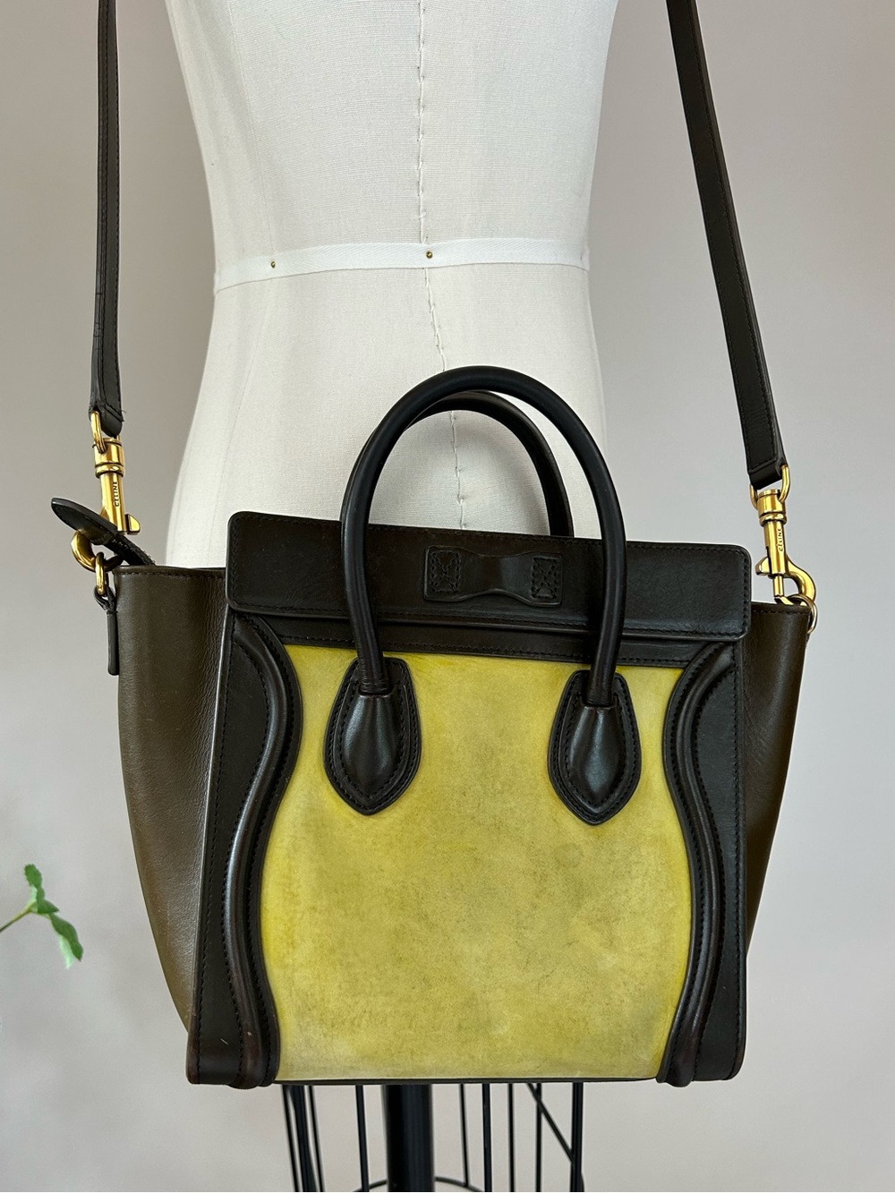 Céline Nano Mini Luggage Tricolor Tote - Picture 6 of 16